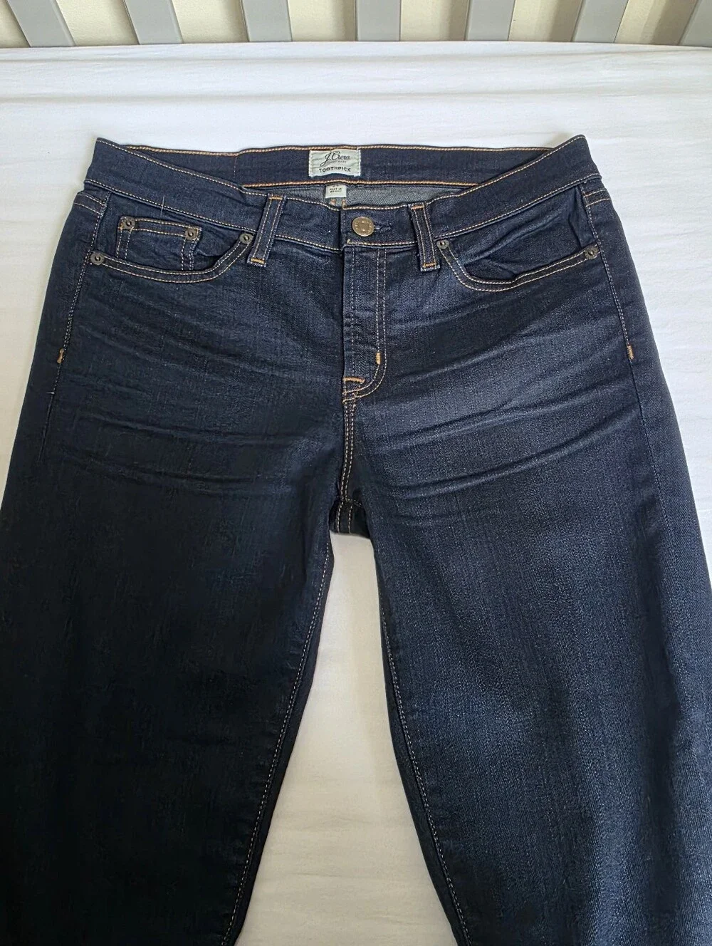 J. Crew Toothpick Skinny Jeans in Dark Indigo Womens Size 29